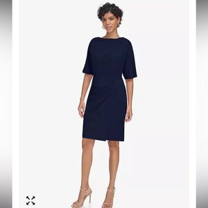 Calvin Klein Navy Midi Dress